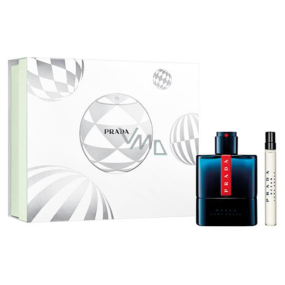 Prada Luna Rossa Ocean toaletní voda 100 ml + toaletní voda 10 ml miniatura, dárková sada pro muže