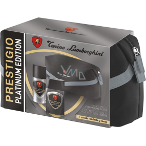 Tonino Lamborghini Prestigio Platinum Edition toaletní voda pro muže 100 ml + deodorant sprej 150 ml + etue, dárková sada