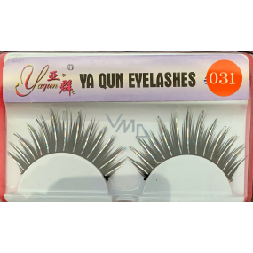 EyelaShes Umělé řasy s lepidlem 031 Černé 1 pár