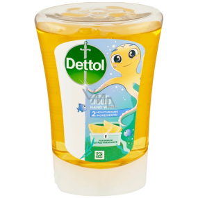 Dettol Kids Citrus Bavič tekuté mýdlo do bezdotykového dávkovače mýdla náhradní náplň 250 ml