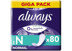 Always Normal Fresh Protection slipové intimní vložky bez parfemace 80 kusů