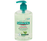 Sanytol Zelený čaj & Aloe Vera dezinfekční hydratující mýdlo na ruce 250 ml s dávkovačem