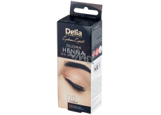 Delia Cosmetics Henna Tint gel na obarvení obočí 1.0 černá 1 kus