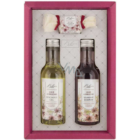 Bohemia Gifts Wine Spa Lilie a Hrozno sprchový gel 200 ml + šampon na vlasy 200 ml + toaletní mýdlo 30 g, kosmetická sada pro ženy