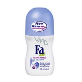 Fa Active Pearls Aqua Spirit kuličkový deodorant roll-on pro ženy 50 ml