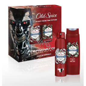 Old Spice Terminator Wolfthorn sprchový gel 250 ml + deodorant sprej 150 ml, kosmetická sada