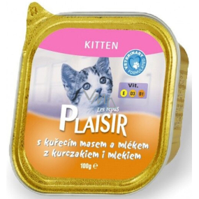 Plaisir Cat Kuřecí s mlékem vanička 100 g