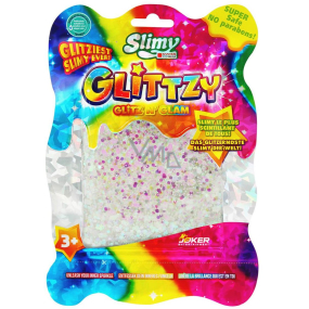 Joker Slimy Glitzi Sliz bílý tučňák, vločka 120 g