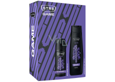 Str8 Game deodorant sprej 150 ml + sprchový gel 400 ml, kosmetická sada pro muže