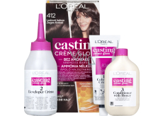 Loreal Paris Casting Creme Gloss barva na vlasy 412 ledové kakao Iced chocolates