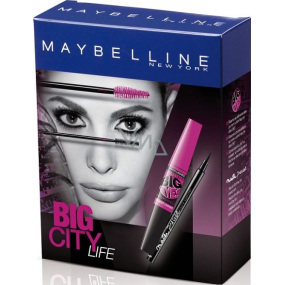 Maybelline Big City Life řasenka 9,7 ml + oční linky 1 g, kosmetická sada