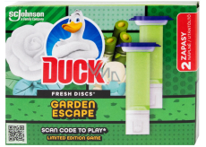 Duck Fresh Discs Garden Escape náhradní náplň do WC čističe 2 x 36 ml