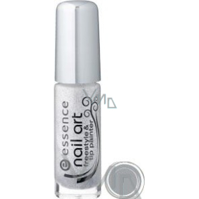 Essence Nail Art Freestyle lak na špičky nehtů 03 Silver Surfer 4 ml