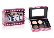 W7 Cosmetics Brown Parlour souprava kompletní péče o obočí 5 g