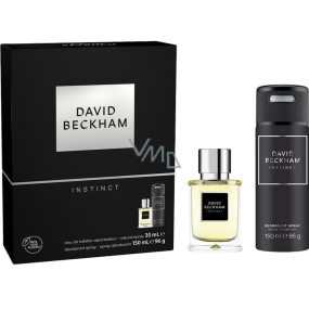 David Beckham Instinct toaletní voda 30 ml + deodorant sprej 150 ml, dárková sada pro muže