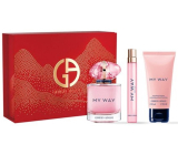 Giorgio Armani My Way Nectar parfémovaná voda 90 ml + tělové mléko 50 ml + parfémovaná voda 10 ml miniatura, dárková sada pro ženy