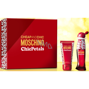 Moschino Cheap And Chic Chic Petals toaletní voda 30 ml + tělové mléko 50 ml, dárková sada