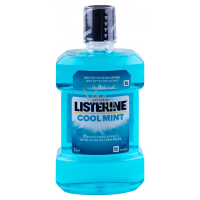 Listerine Cool Mint ústní voda antiseptická ústní voda pro svěží dech 1 l