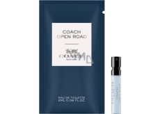 Coach Open Road toaletní voda pro muže 2 ml s rozprašovačem, vialka