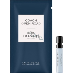 Coach Open Road toaletní voda pro muže 2 ml s rozprašovačem, vialka