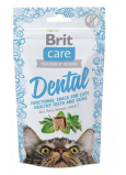 Brit Care Cat Snack Dental Krůta poloměkké doplňkové krmivo pro kočky 50 g