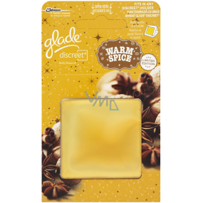 Glade Warm Spice Discreet osvěžovač vzduchu náhradní náplň 8 g