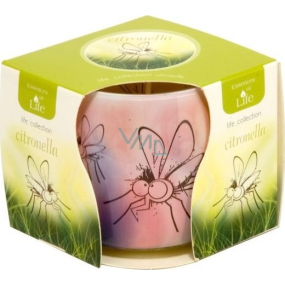 Essences of Life Citronella aromatická svíčka ve skle 75 x 75 mm 100 g