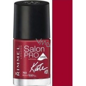 Rimmel London Salon Pro Lycra lak na nehty 703 Rock N Roll By Kate 12 ml