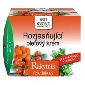 Bione Cosmetics Rakytník řešetlákový rozjasňující pleťový krém pro všechny typy pleti 51 ml