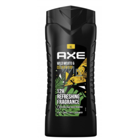 Axe Wild Mojito & Cedarwood 3v1 sprchový gel na tělo, vlasy a obličej pro muže 400 ml