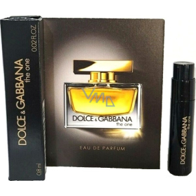 Dolce & Gabbana The One parfémovaná voda pro ženy 0,8 ml s rozprašovačem, vialka