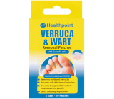 Healthpoint Verruca & Wart náplasti na odstranění bradavic 2 velikosti 10 kusů