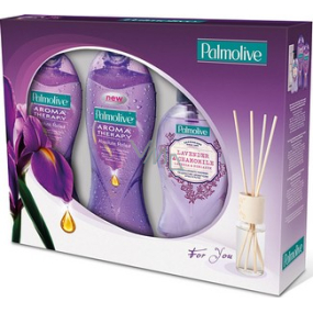 Palmolive Aroma Therapy Absolute Relax sprchový gel + pěna + mýdlo + dárek, kosmetická sada