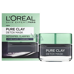 Loreal Paris Pure Clay Detox Mask Intenzivní čisticí pleťová maska 50 ml