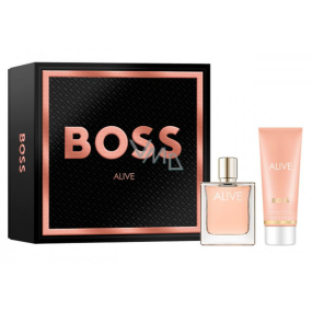 Hugo Boss Alive parfémovaná voda 50 ml + tělové mléko 75 ml, dárková sada pro ženy