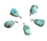 Larimar troml přívěs, přírodní kámen cca 2,6cm, klid-mír-vyrovnanost