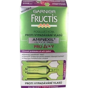 Garnier Fructis Posilující kúra proti vypadávání vlasů pro ženy 12 x 6 ml