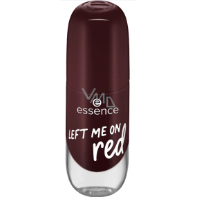 Essence Nail Colour Gel gelový lak na nehty 72 Left Me On Red 8 ml