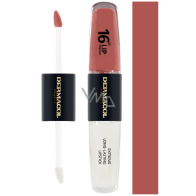 Dermacol 16H Lip Colour 2v1 dlouhotrvající barva na rty a lesk 23 2 x 4 ml