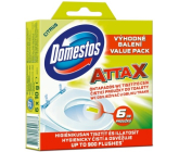 Domestos Attax Lemon čisticí proužky do toalety 6 x 10 g