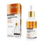 Delia Cosmetics Vitamin C Therapy rozjasňující hydratační pleťové sérum vyhlazující 30 ml