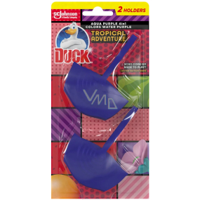 Duck Aqua Purple 4v1 duo Tropical adventure Wc blok 2 x 36 ml