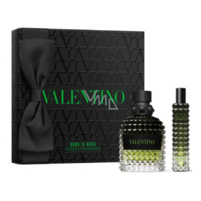 Valentino Born in Roma Uomo Green Stravaganza toaletní voda 50 ml + toaletní voda 15 ml, dárková sada pro muže