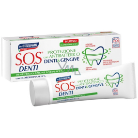 S.O.S. Denti Denti & Gengive zubní pasta proti zubnému povlaku zelená 75 ml