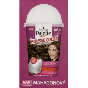 Schwarzkopf Palette Mousse Color Shake and color barva na vlasy 668 Mahagonový