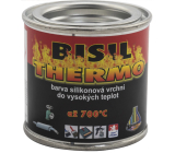 Bisil Thermo silikonová žáruvzdorná vyrchní barva černá 80 g