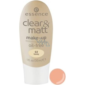 Essence Clear & Matt make-up 02 odstín 30 ml