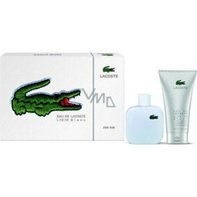 Lacoste Eau de Lacoste L.12.12 Blanc parfémovaná voda pro ženy 100 ml + tělové mléko 150 ml, dárková sada