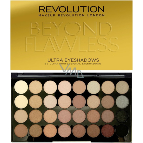 Makeup Revolution Ultra Eyeshadows paletka 32 očních stínů Beyond Flawless 16 g