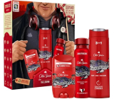 Old Spice Night Panther sprchový gel 400 ml + deodorant stick 50 ml + deodorant sprej 150 ml + domino, kosmetická sada pro muže